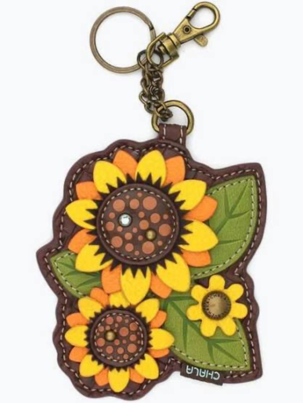 CHALA Coin Purse/Key Fob Sunflower